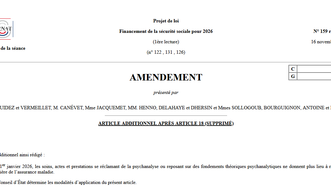 Signer la pétition : Non à l&rsquo;amendement 159