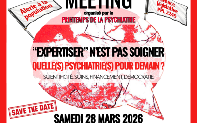 28 mars : Meeting du Printemps de la psychiatrie